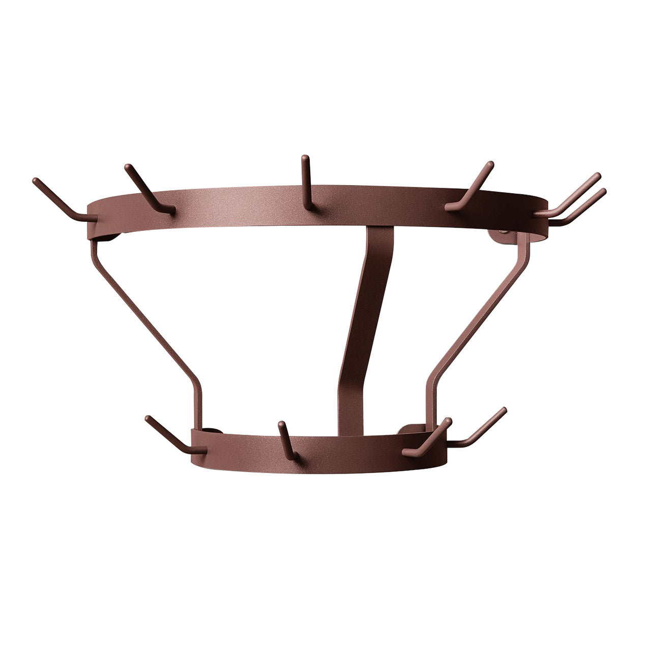 Marcel Coat Rack: Wine Red