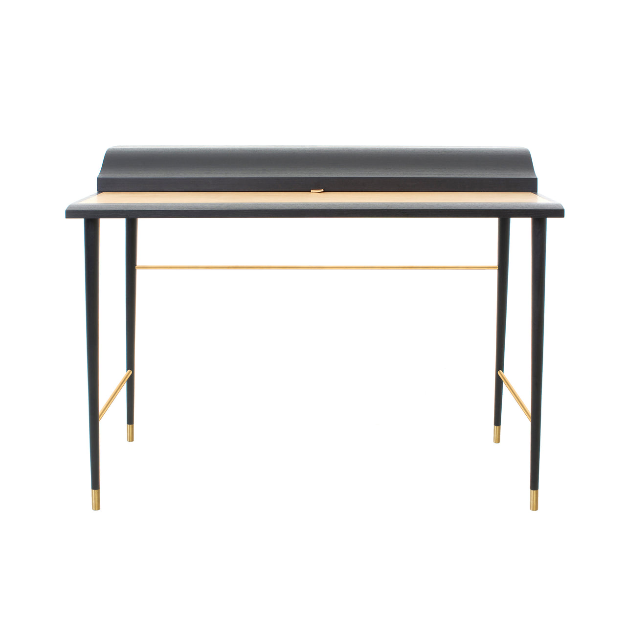 Laval Writing Desk: Black Oak