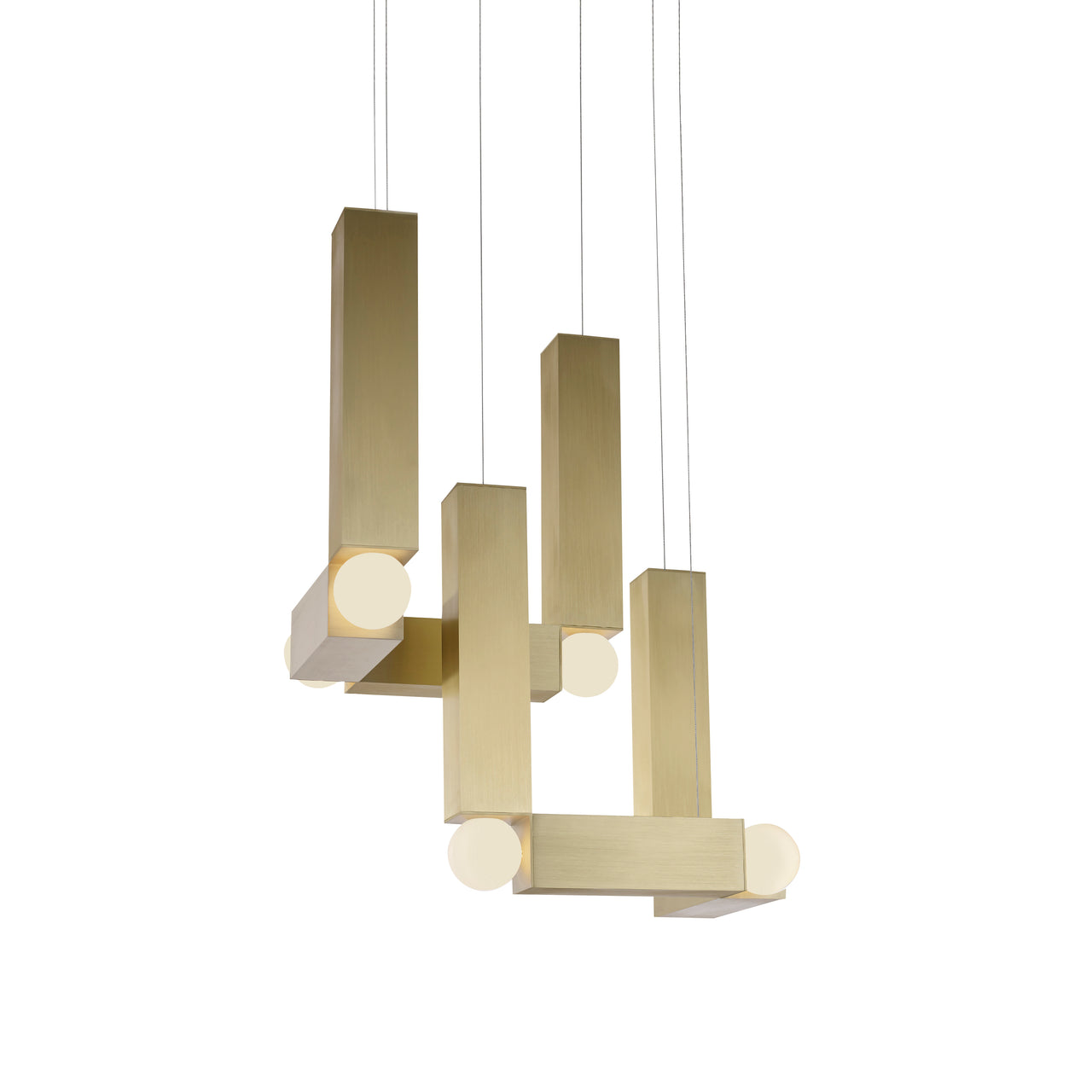 Vesper Duo Light: Brushed Brass