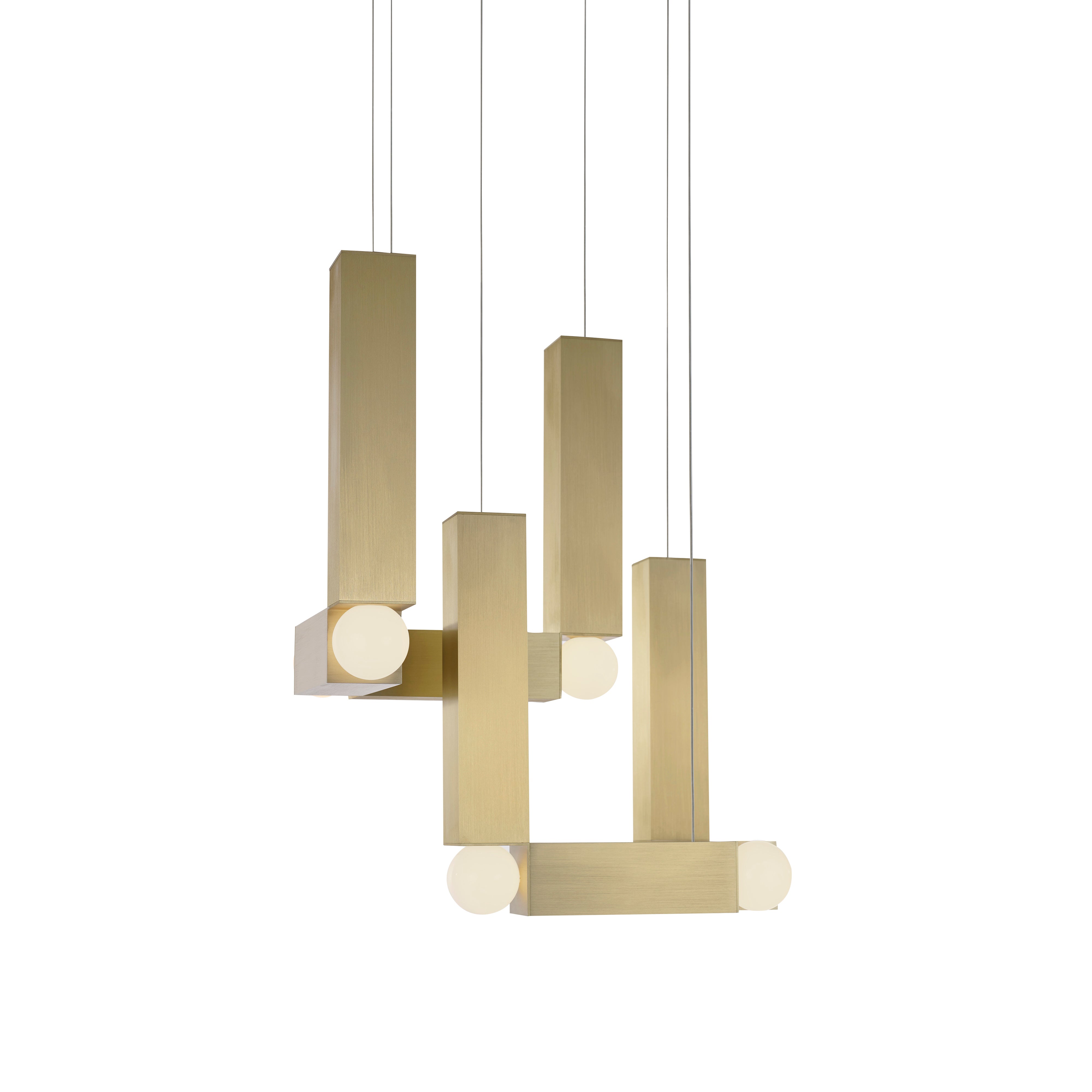 Vesper Duo Light: Brushed Brass