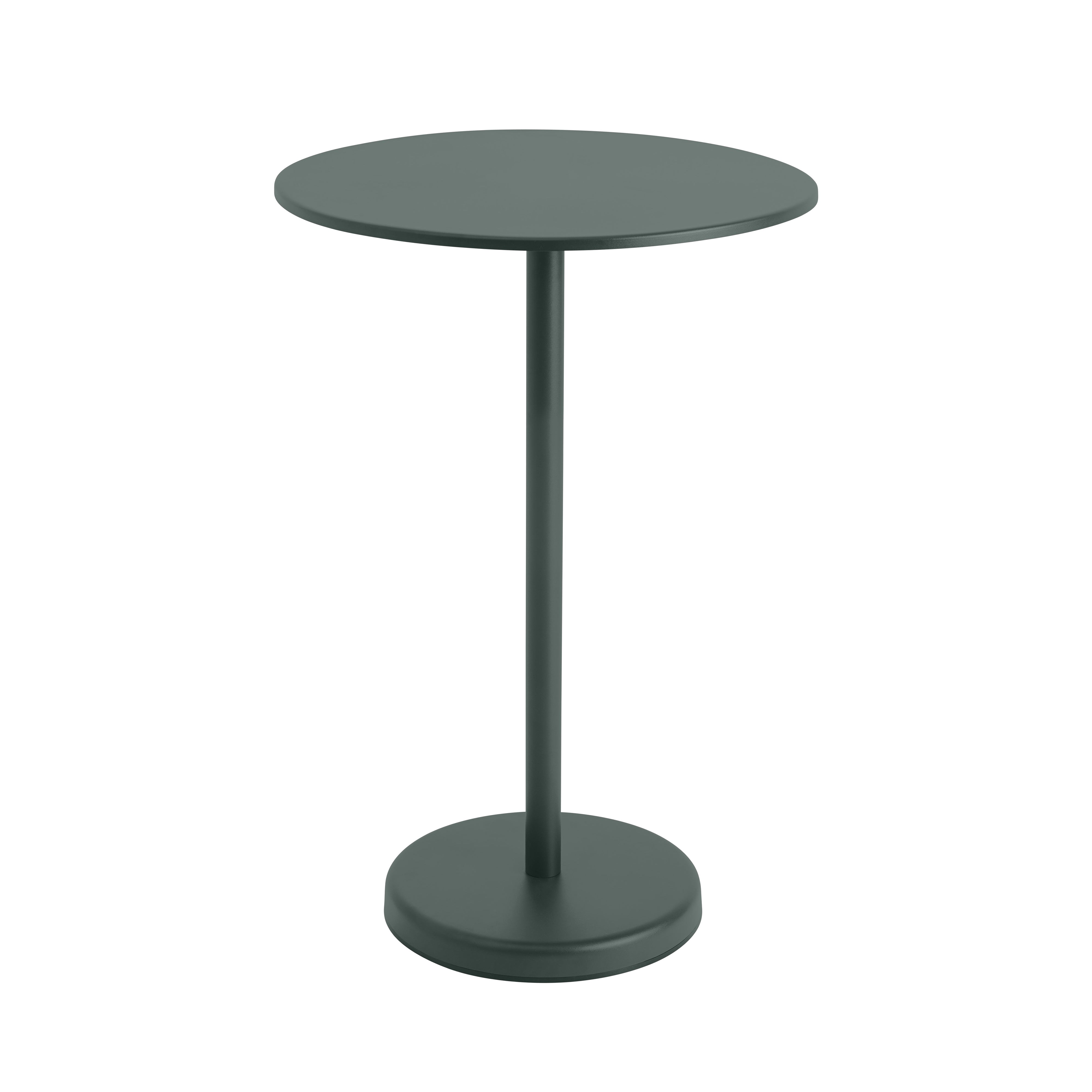 Linear Steel Café Table: Large - 41.3