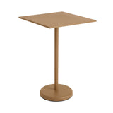 Linear Steel Café Table: Large - 41.3