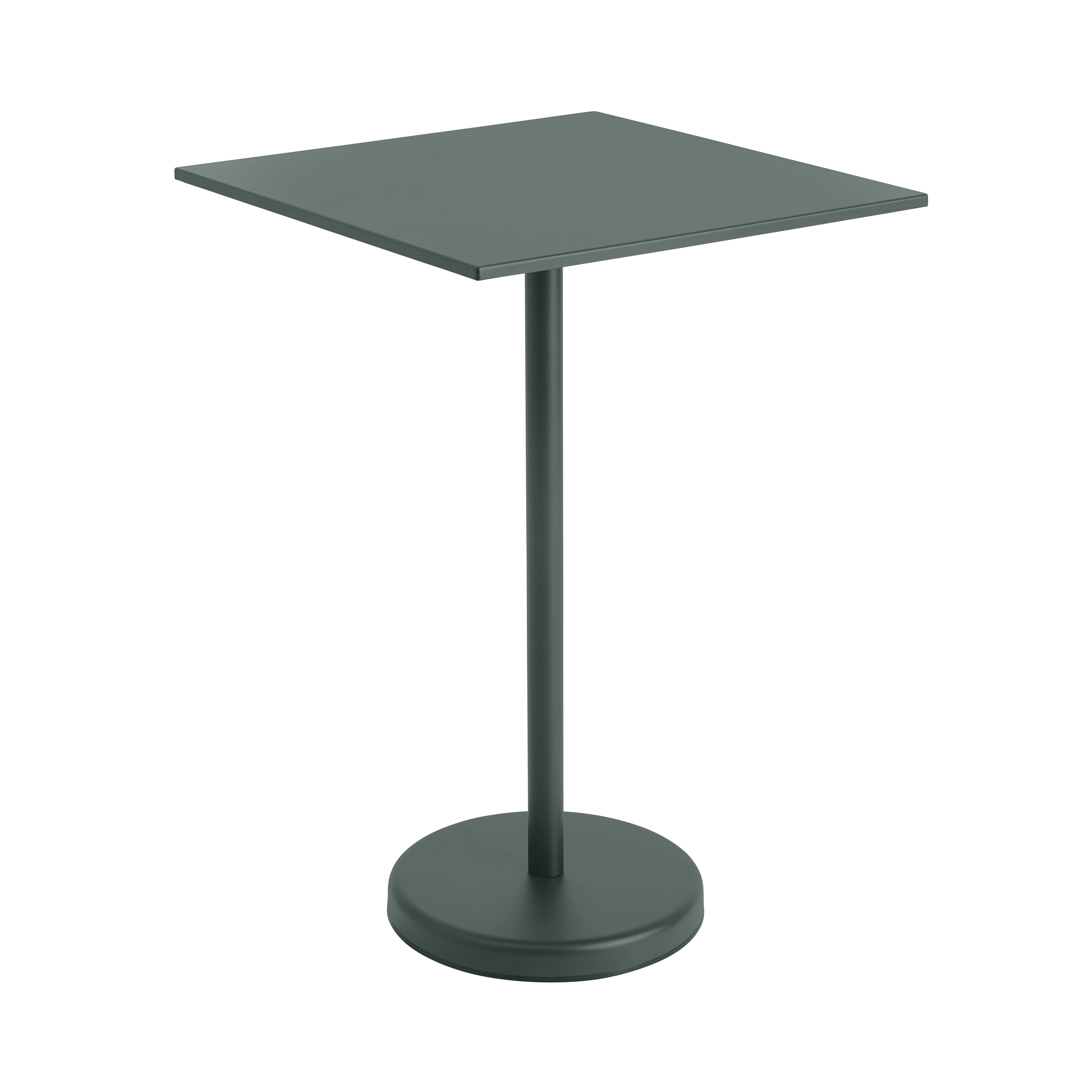 Linear Steel Café Table: Large - 41.3