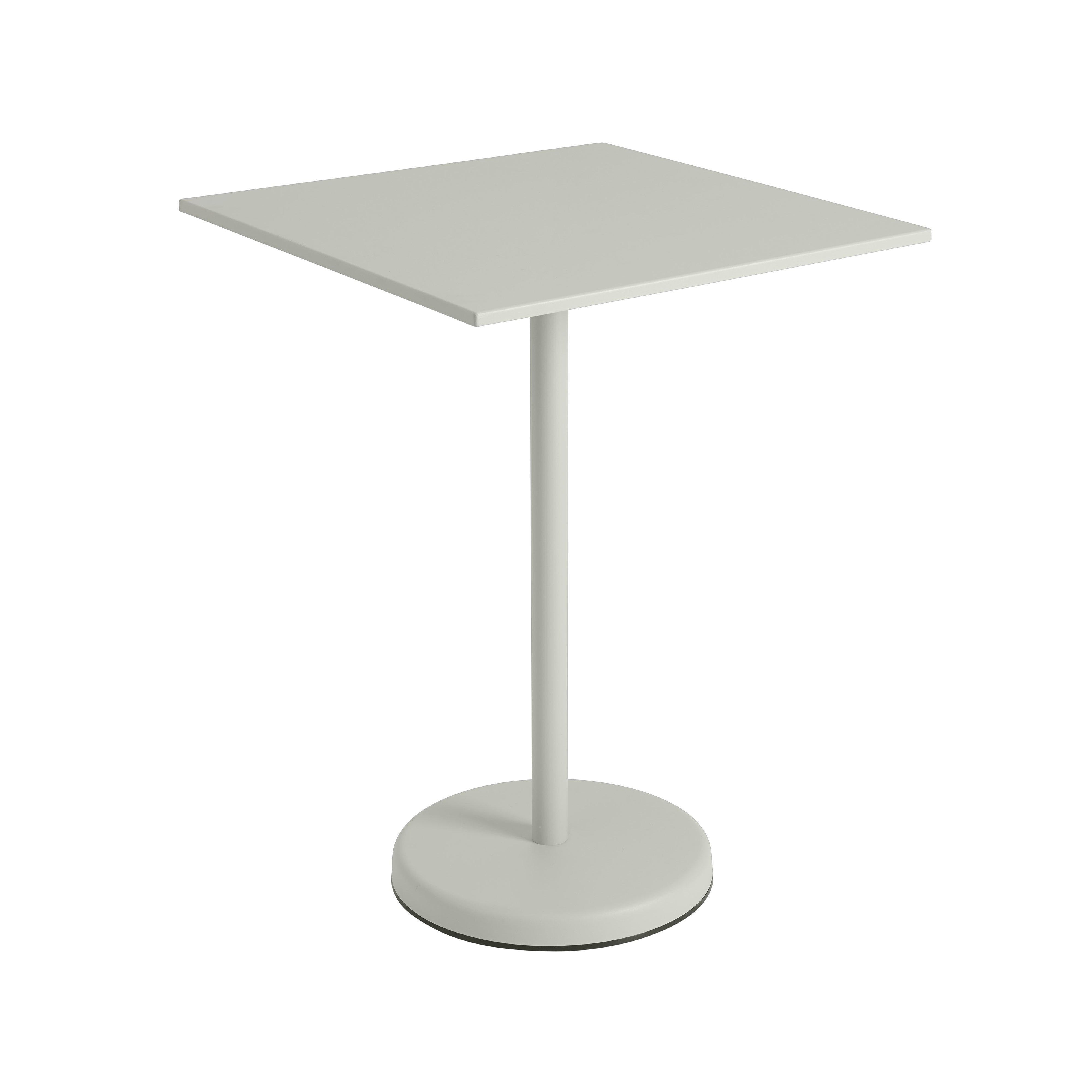 Linear Steel Café Table: Medium - 37.4