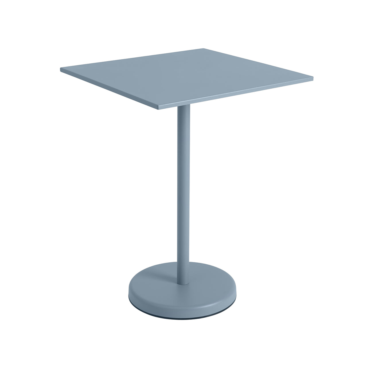 Linear Steel Café Table: Medium - 37.4