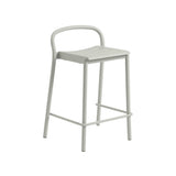 Linear Steel Bar + Counter Stool: Counter + Grey