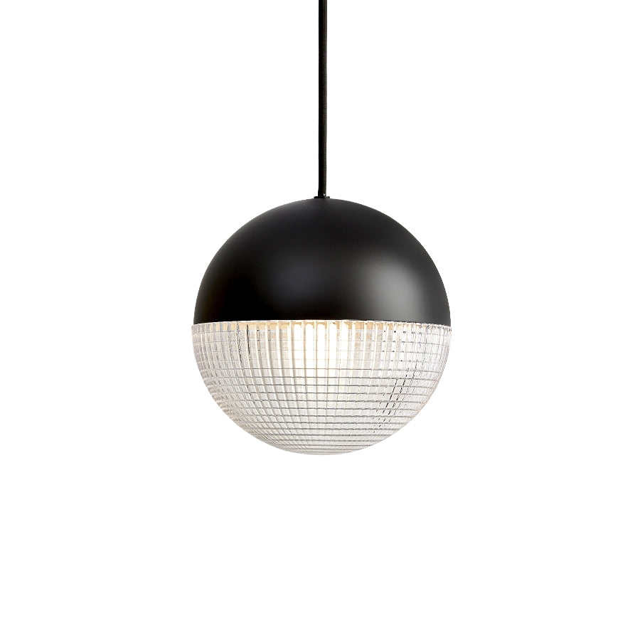 Little Lens Flair Pendant Light: Matte Black