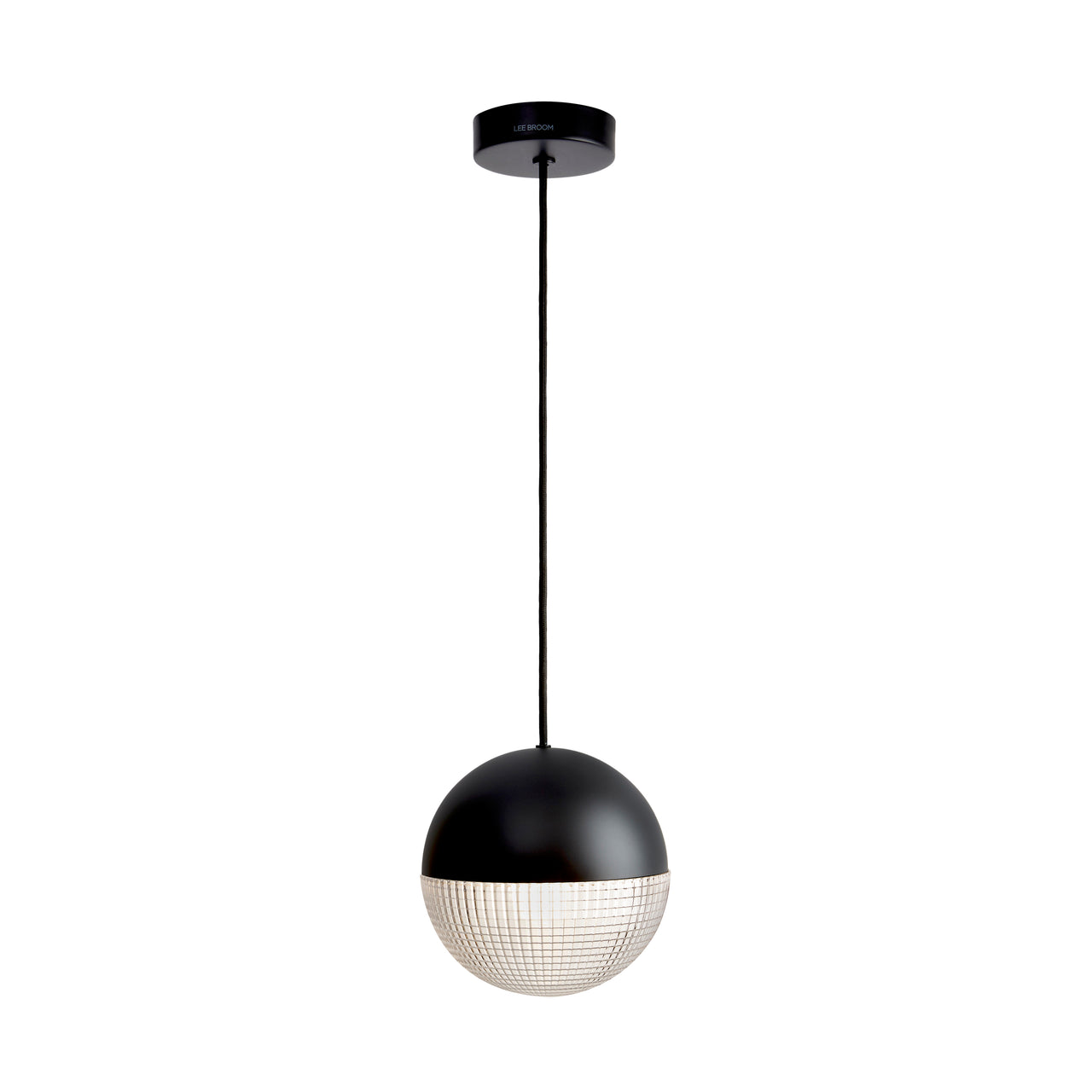 Little Lens Flair Pendant Light: Matte Black