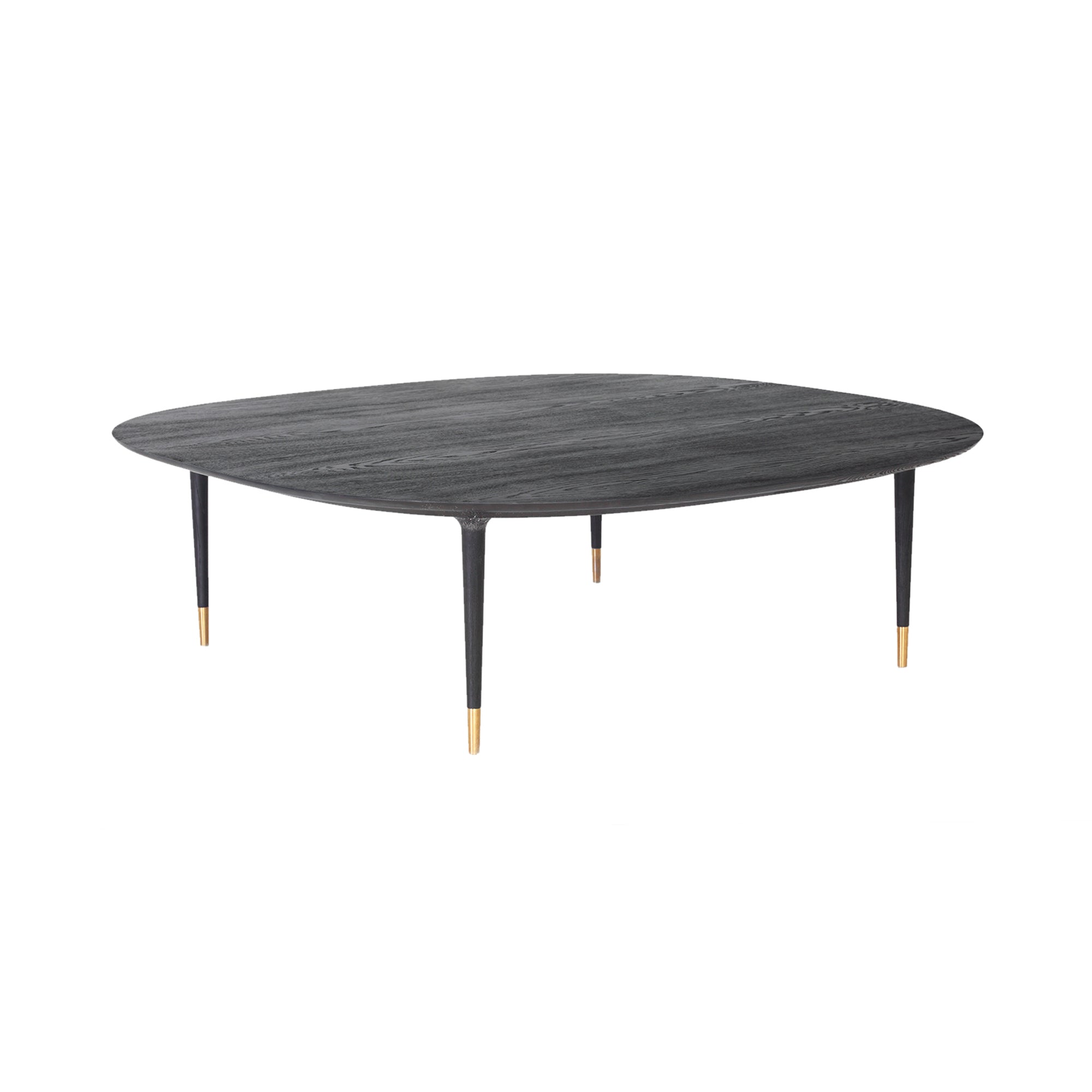 Lunar Coffee Table: Square + Black Oak