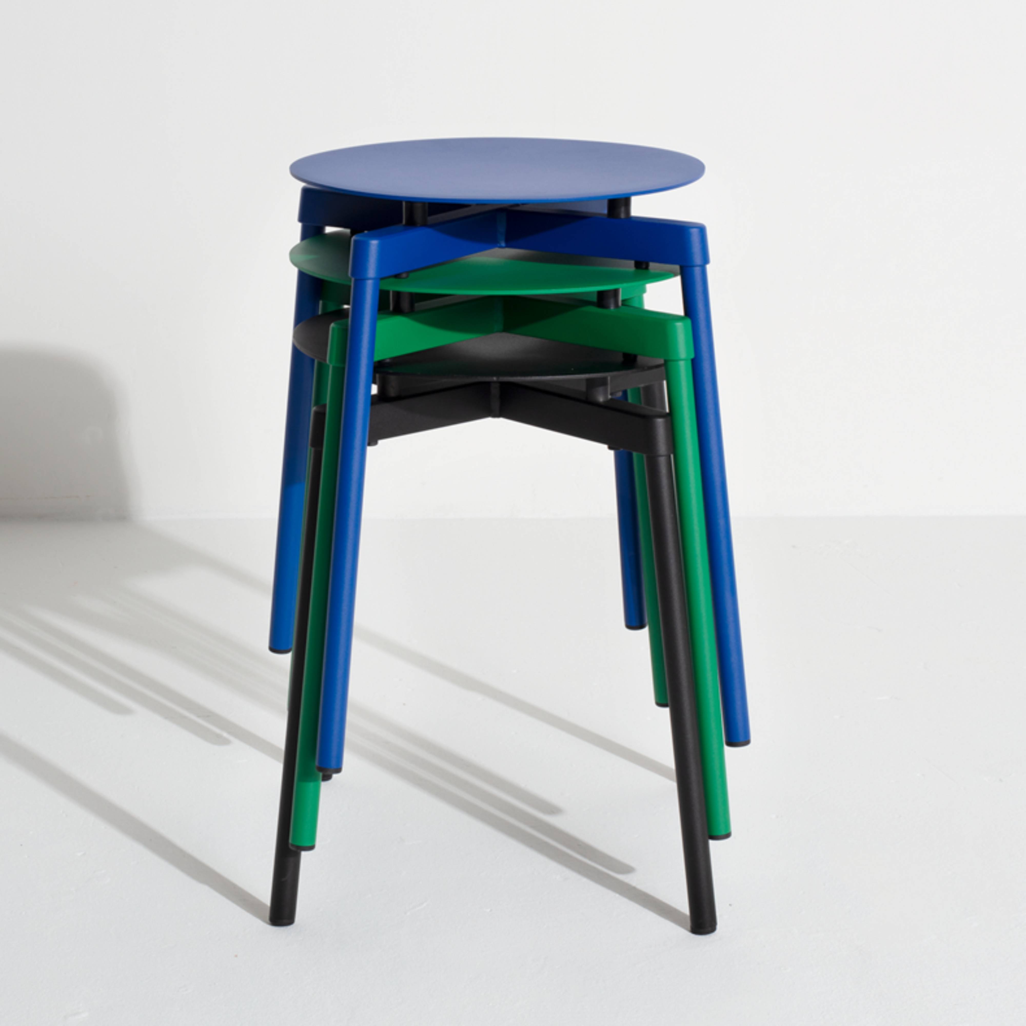 Fromme Outdoor Stacking Stool: Set of 2