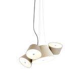 Tam Tam Mini Pendant Light: Off-White + Sand