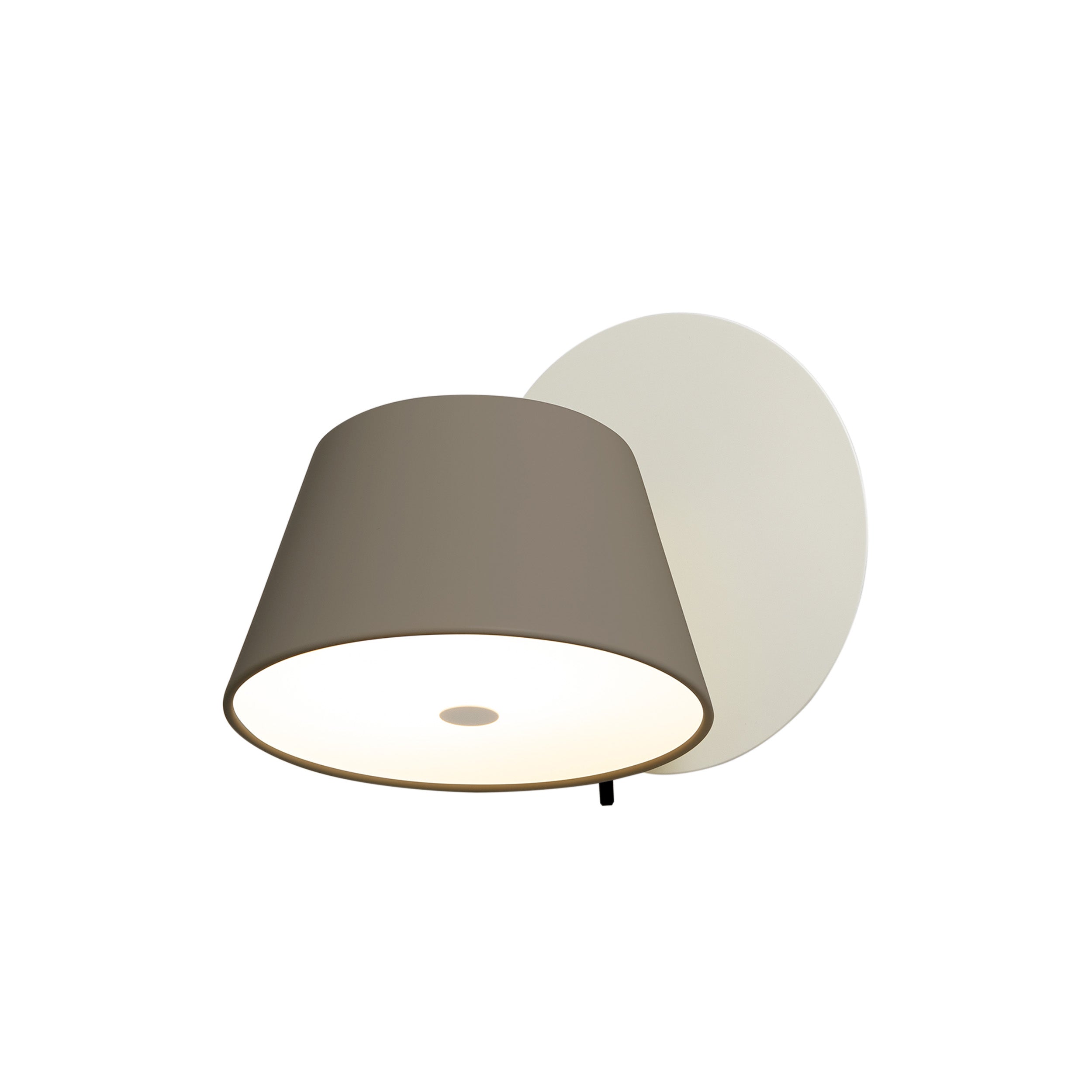 Tam Tam A Wall Light: Brown Grey