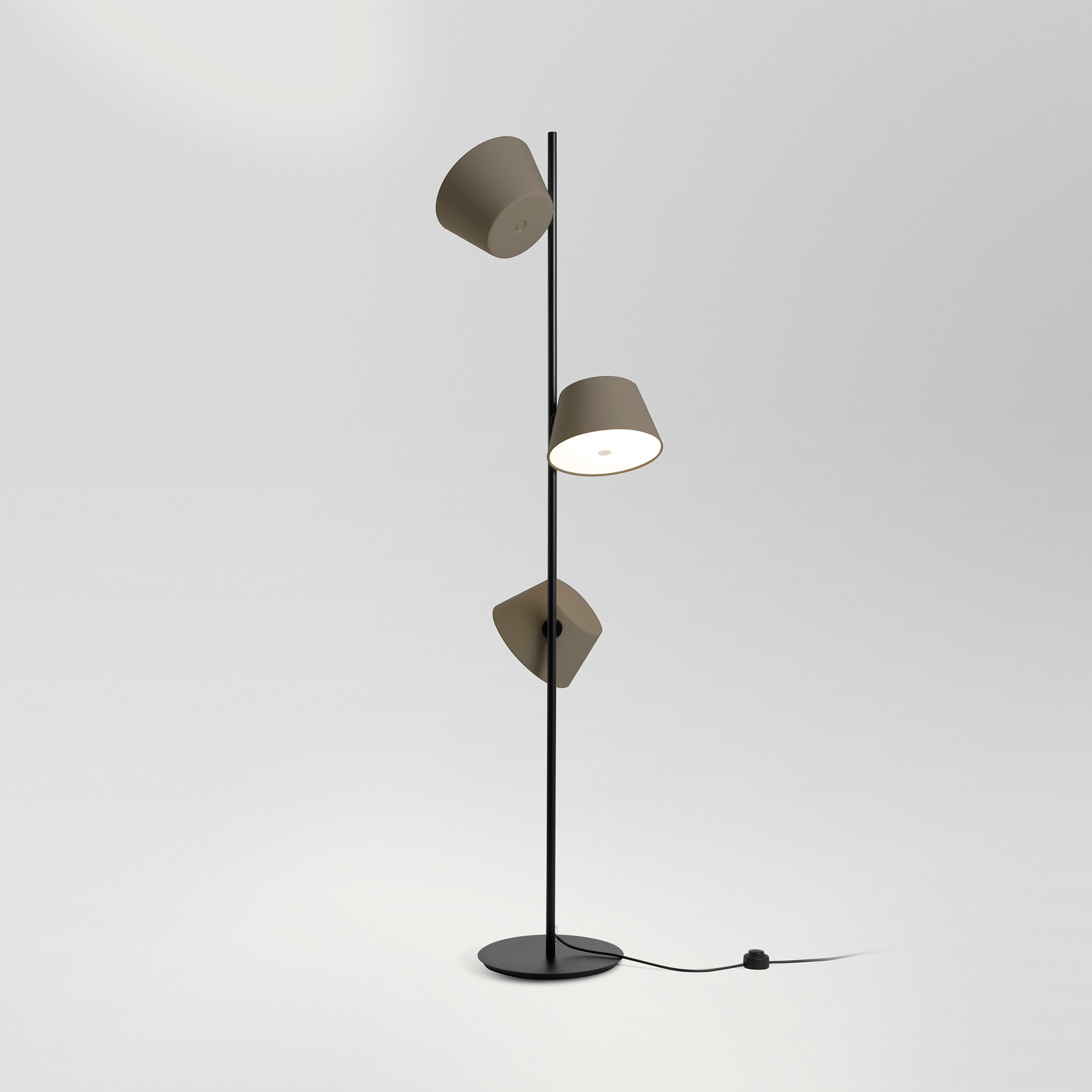 Tam Tam Floor Lamp: Three Shades - Quick Ship