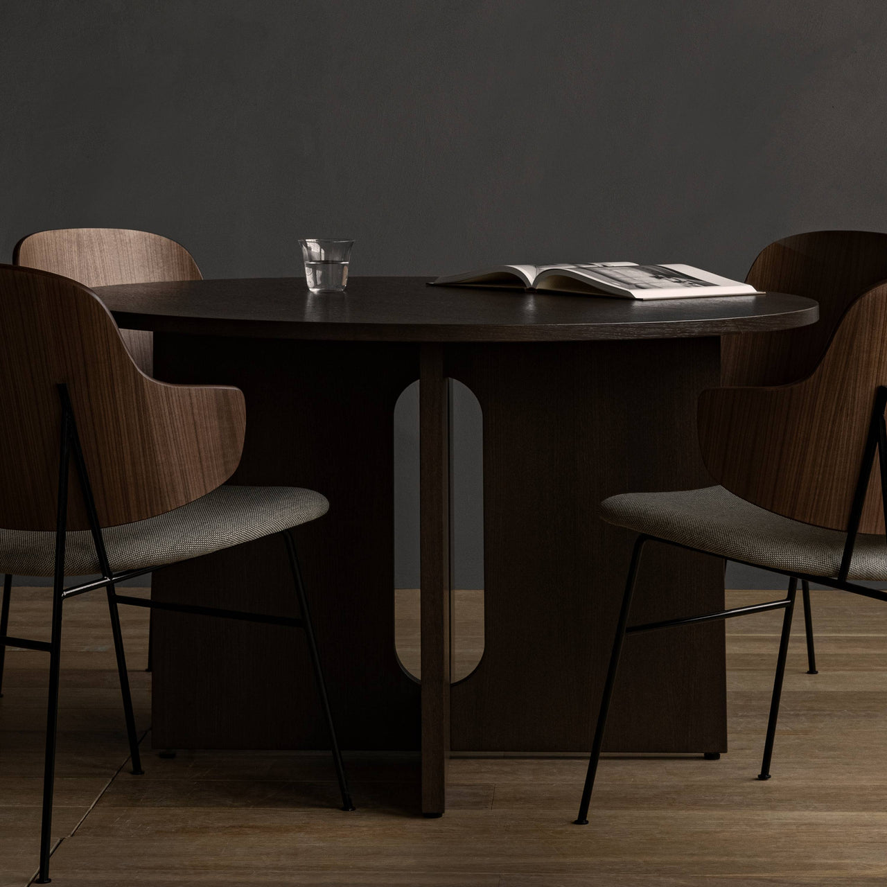 The Penguin Dining Chair: Seat Upholstered