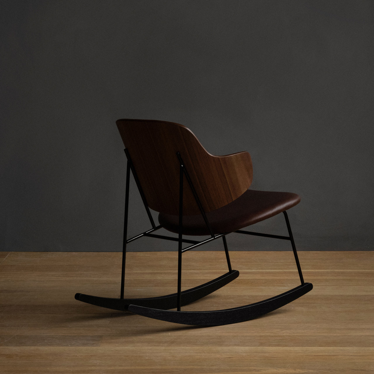 The Penguin Rocking Chair: Seat Upholstered - Quick Ship