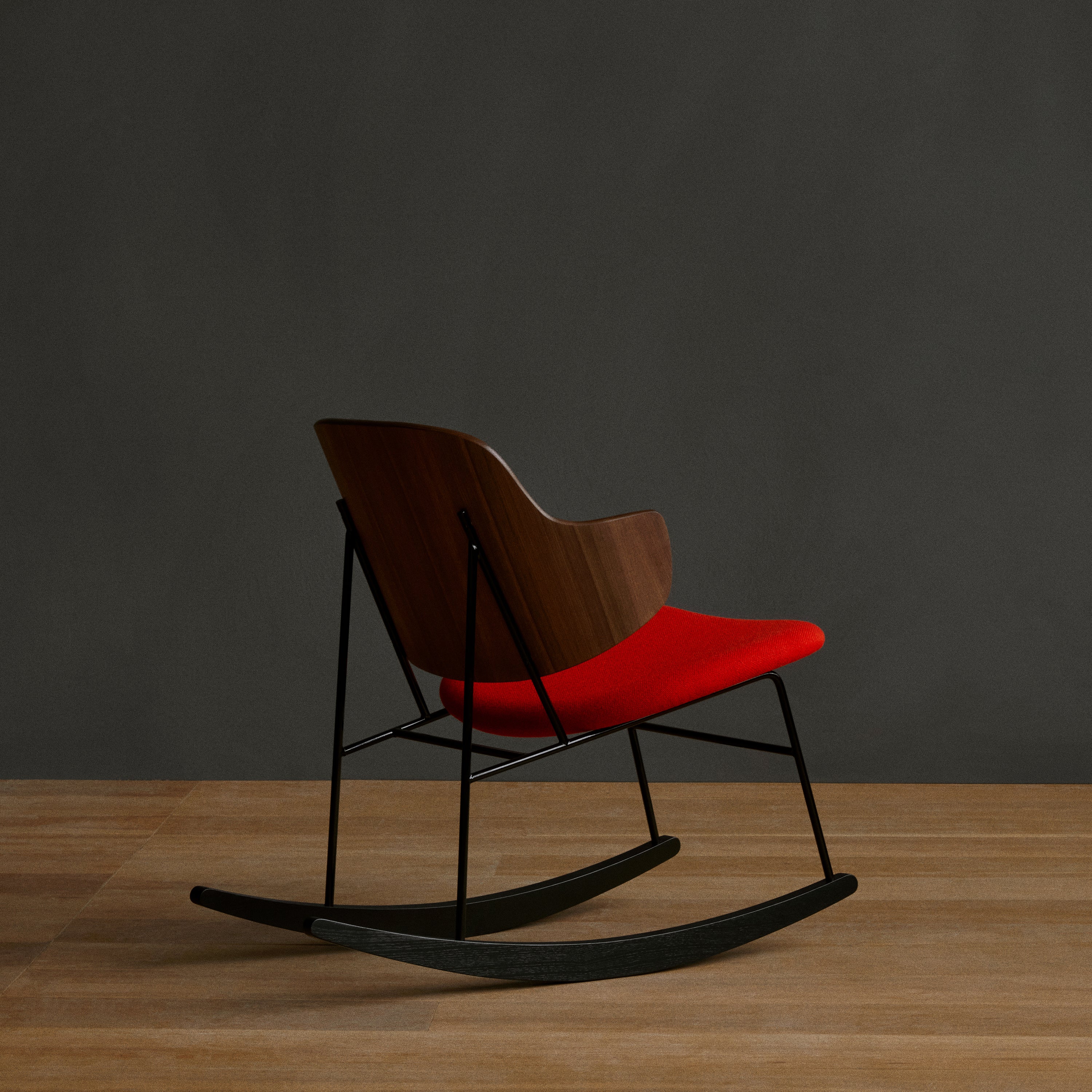 The Penguin Rocking Chair: Seat Upholstered - Quick Ship