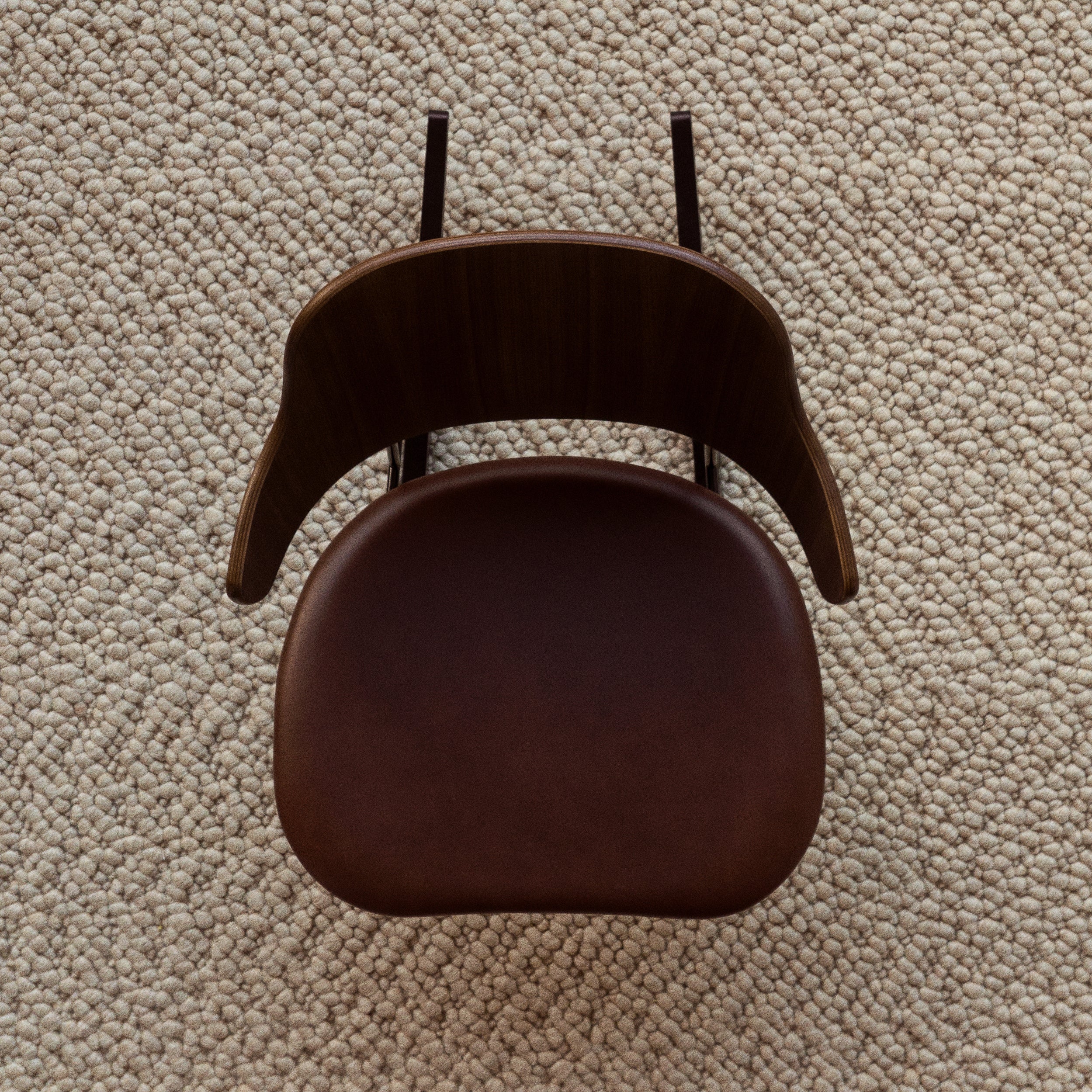 The Penguin Rocking Chair: Seat Upholstered - Quick Ship