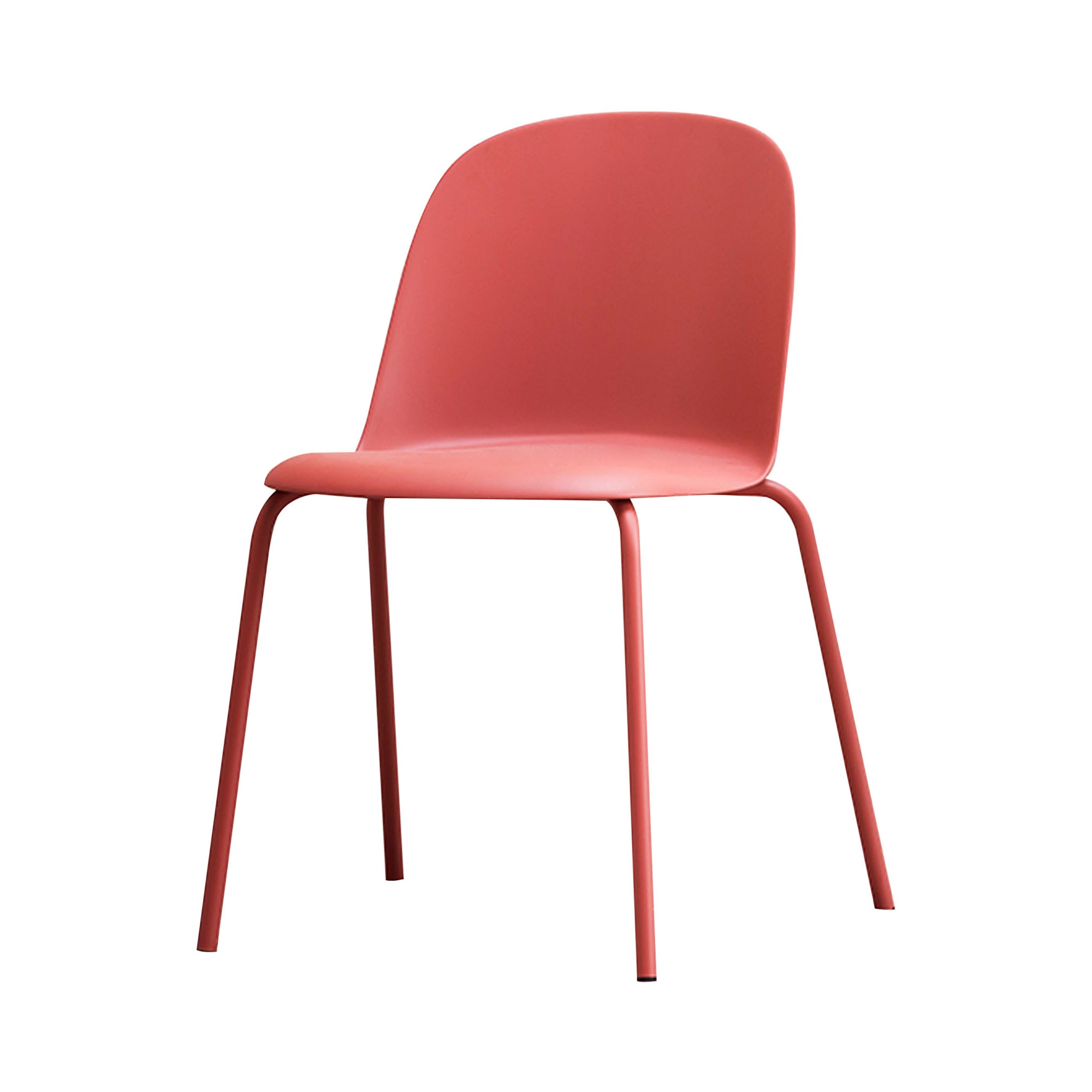 Mariolina Side Chair: Marsala Red + Marsala Red