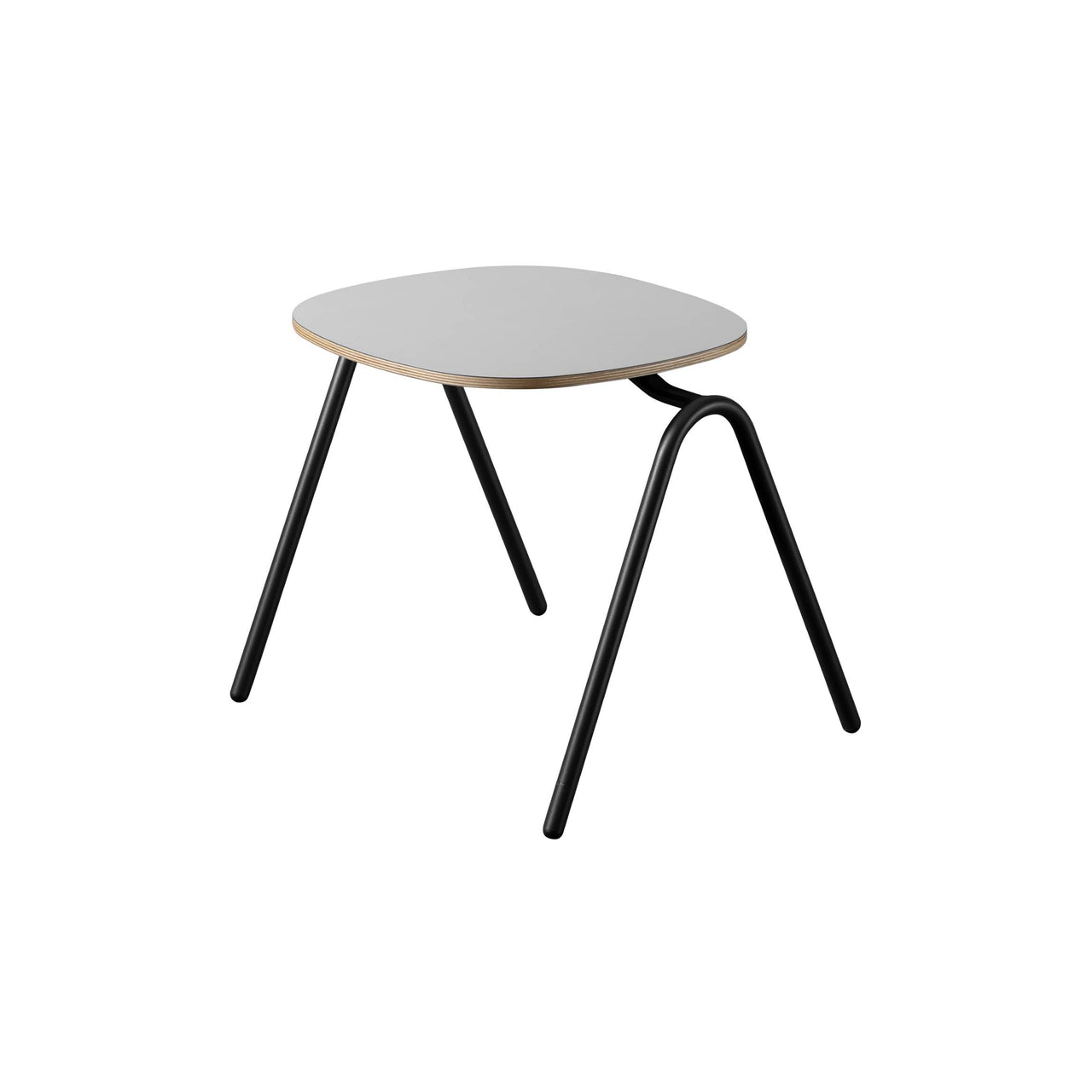 Mariolina Conference Coffee Table: Efeso Grey Fenix + Lacquered Anthracite