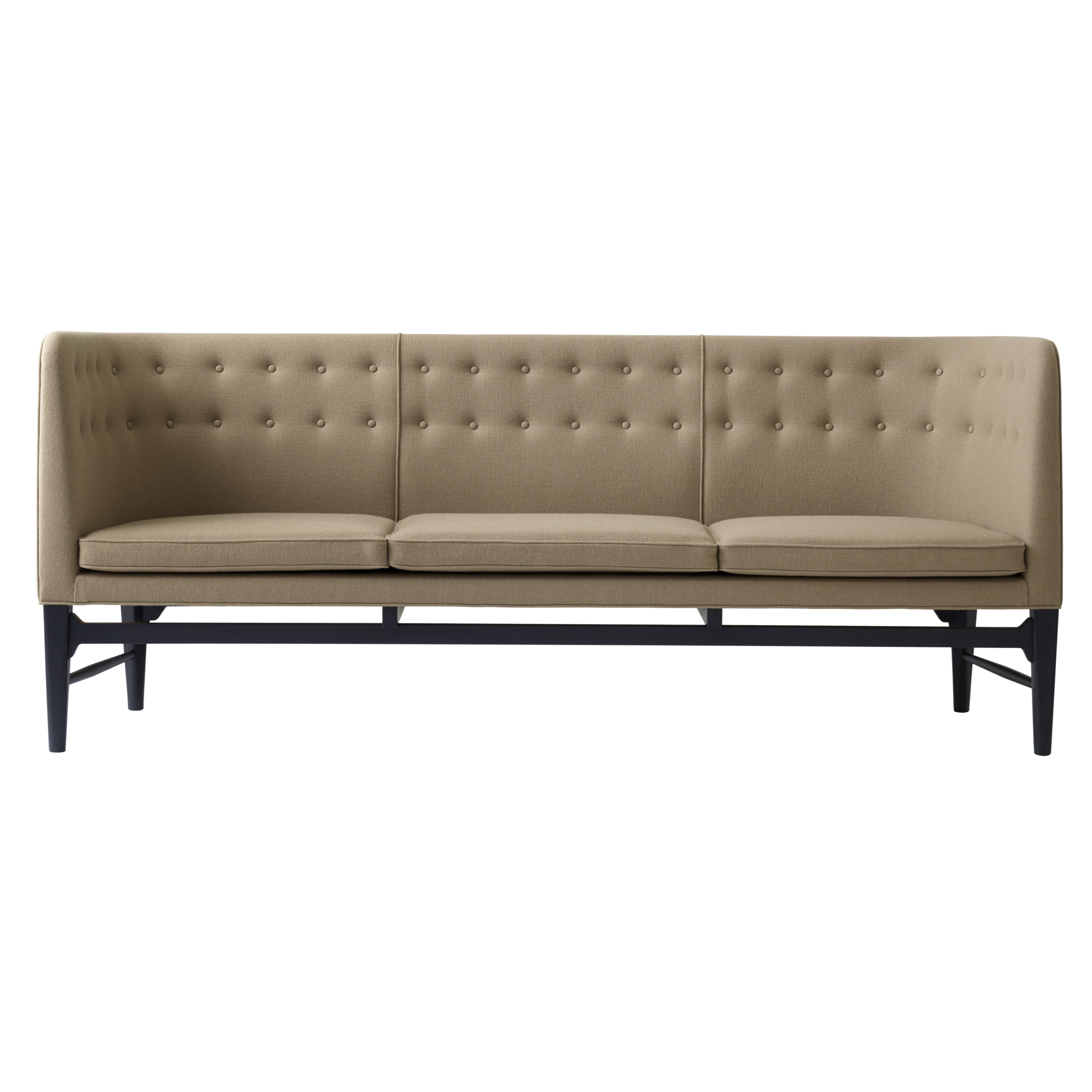 Mayor Sofa: AJ5 + Black Lacquered Oak