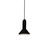 Torch Light Pendant: S1 Cone + Black + Black Cable