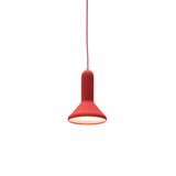 Torch Light Pendant: S1 Cone + Red + Red Cable