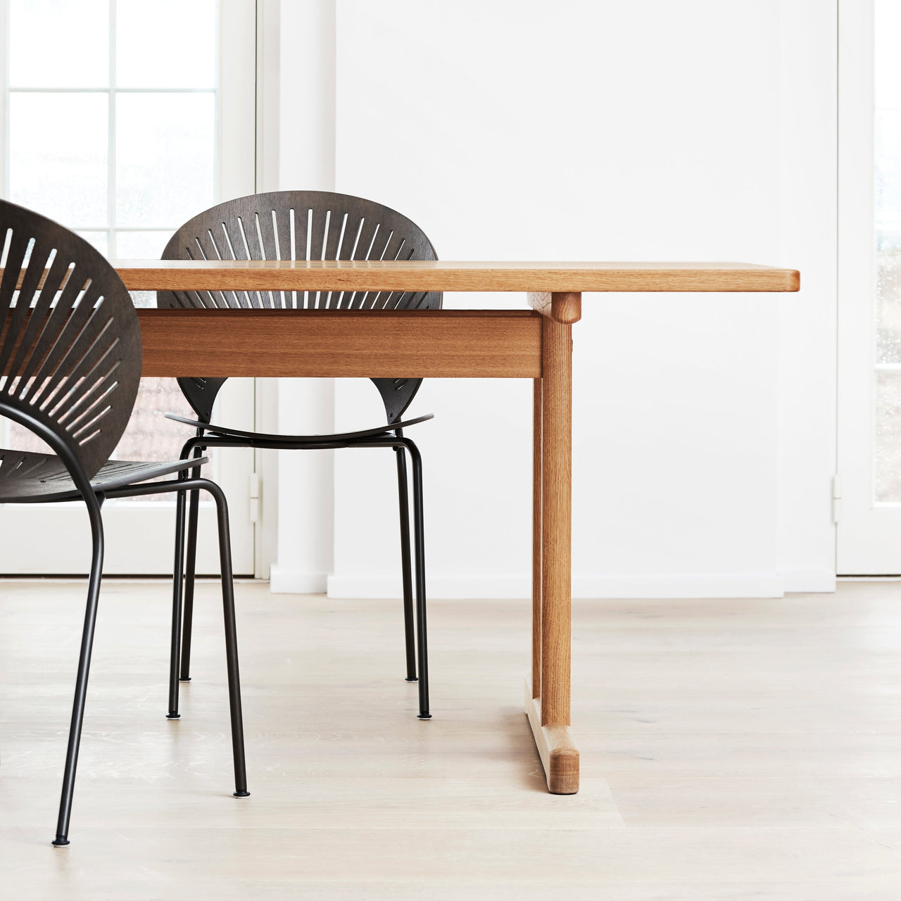 Mogensen 6286 + 6386 Dining Table: LS