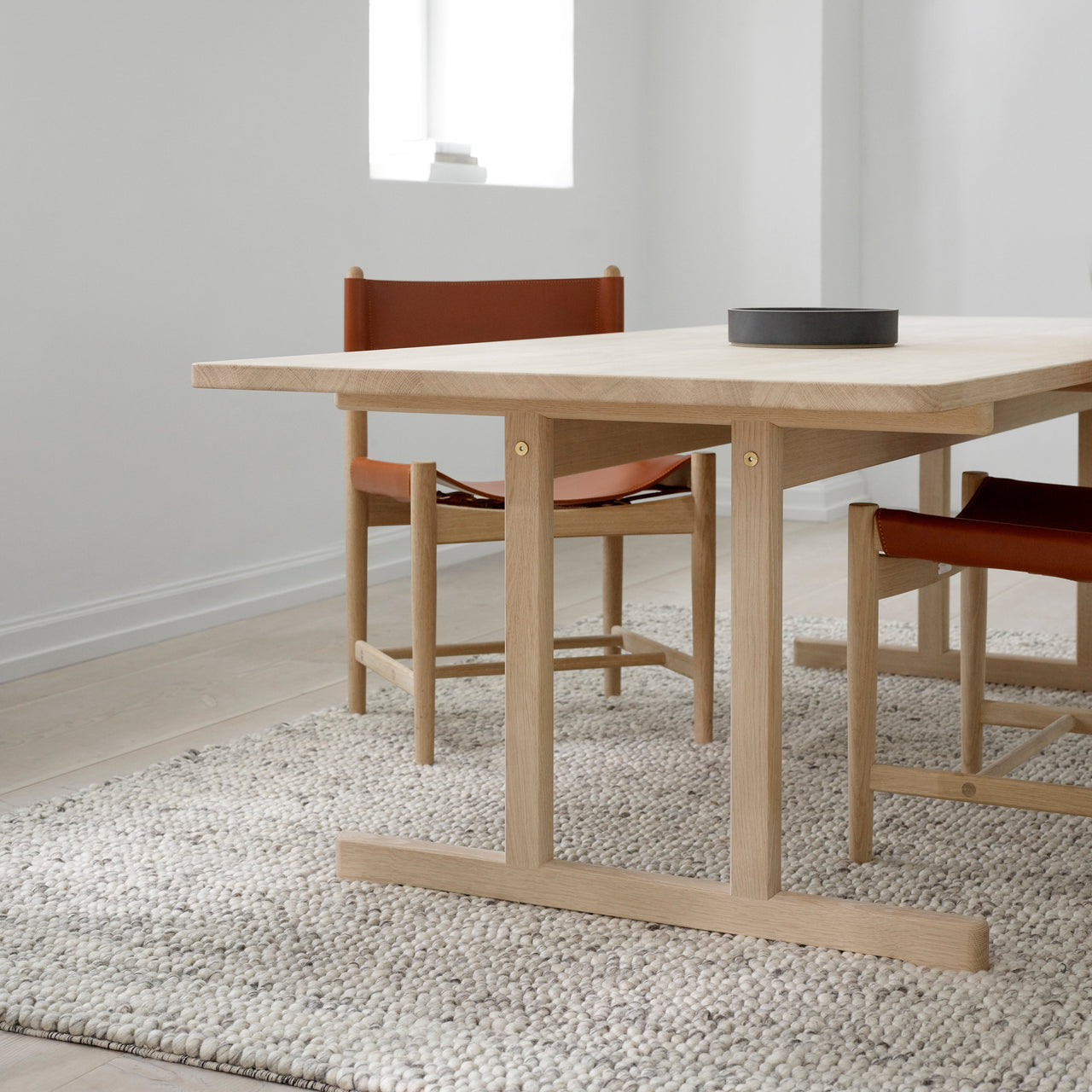 Mogensen 6286 + 6386 Dining Table: LS