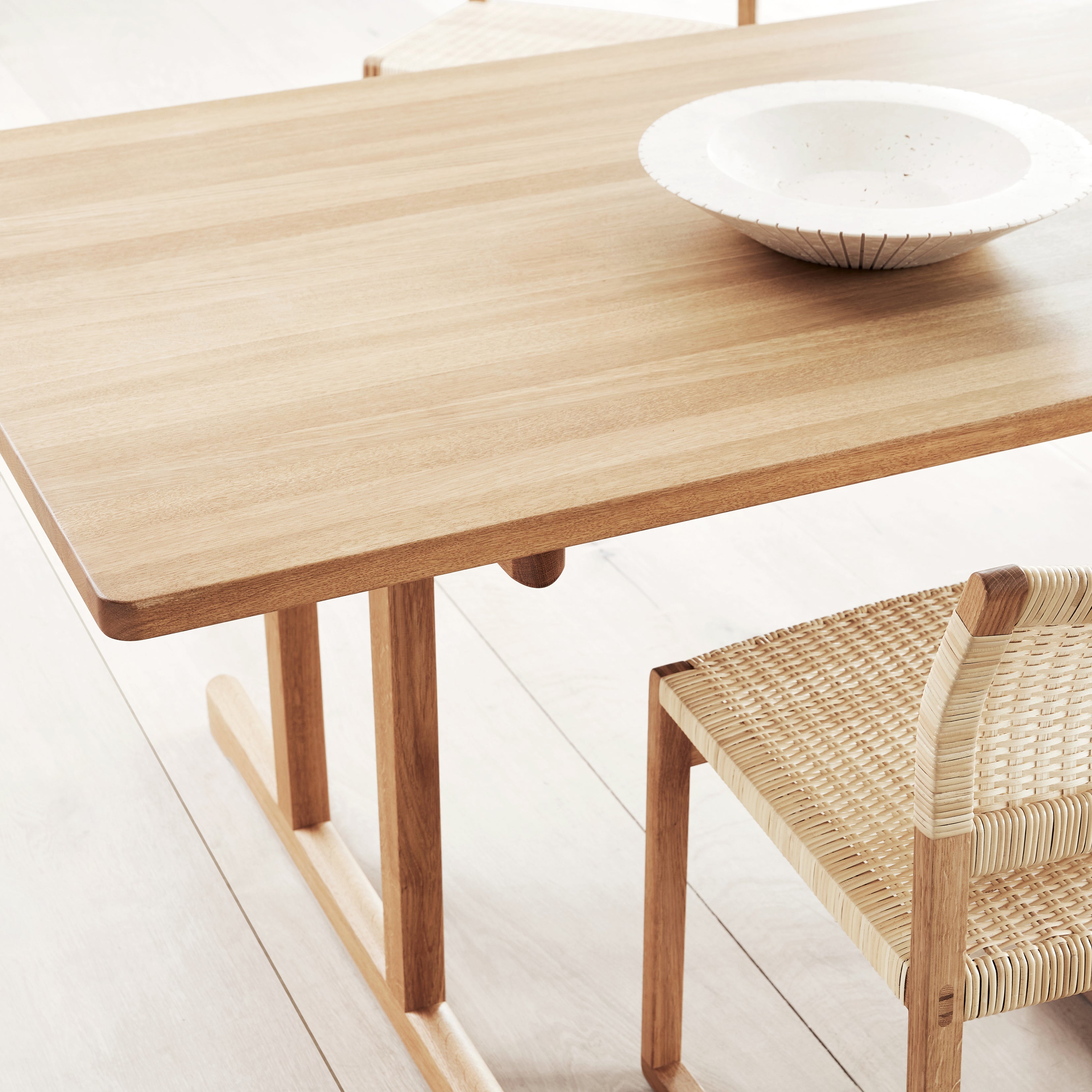 Mogensen 6286 + 6386 Dining Table: LS