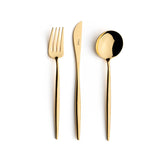 Moon Cutlery: Polished Gold