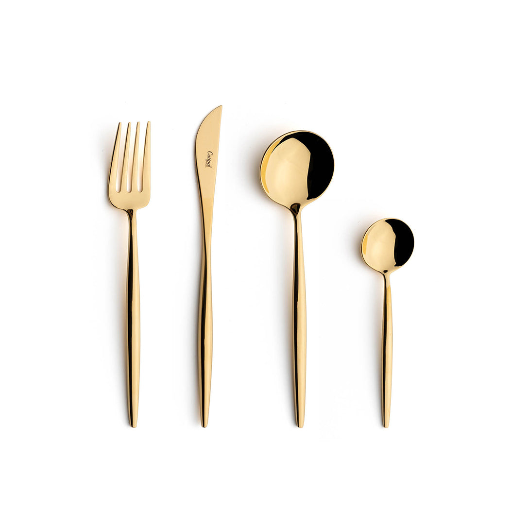 Moon Cutlery: Polished Gold