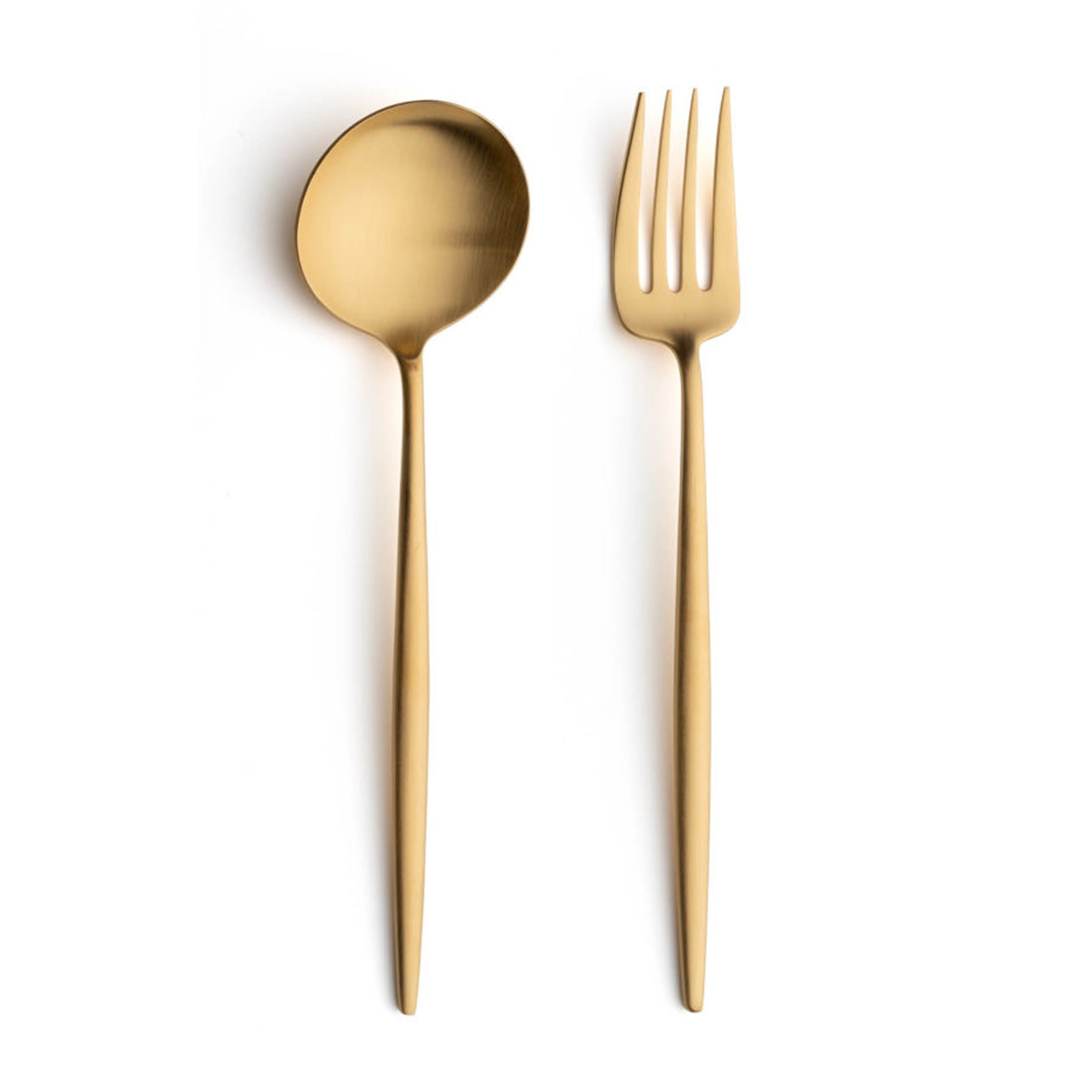 Moon Cutlery: Brushed Gold