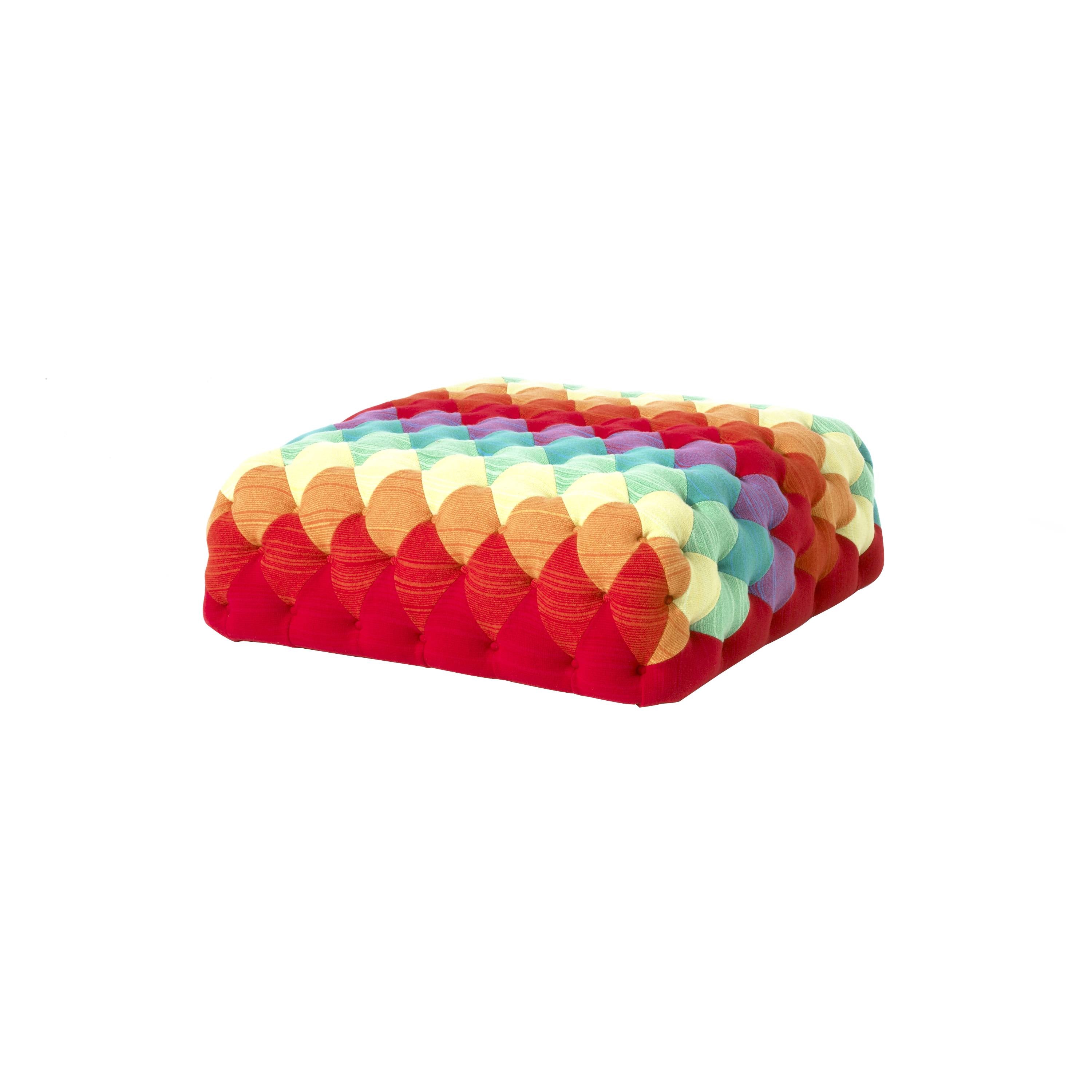 Motley Ottoman: Rainbow