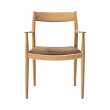 Kinuta Armchair N-DC01: Upholstered + Pure Oak