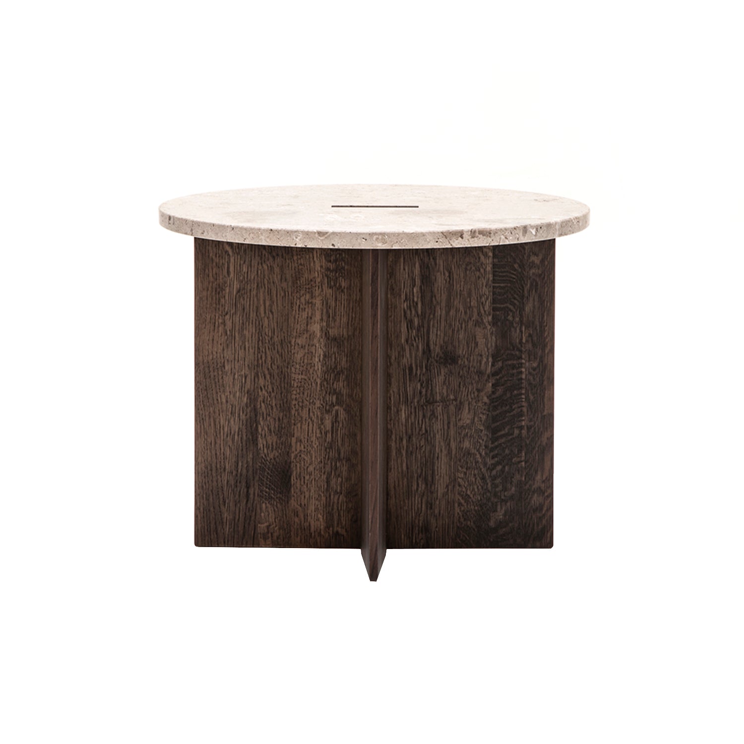 Kinuta Side Table N-ST01: Smoked Oak