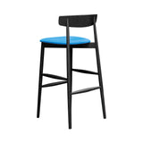 Claretta Bar + Counter Stool: Bar + Black Ash