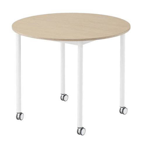 Base Table with Castors: Round + Large - 50.4