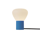 Parc 01 Table Lamp: Footswitch +  Blue + Black