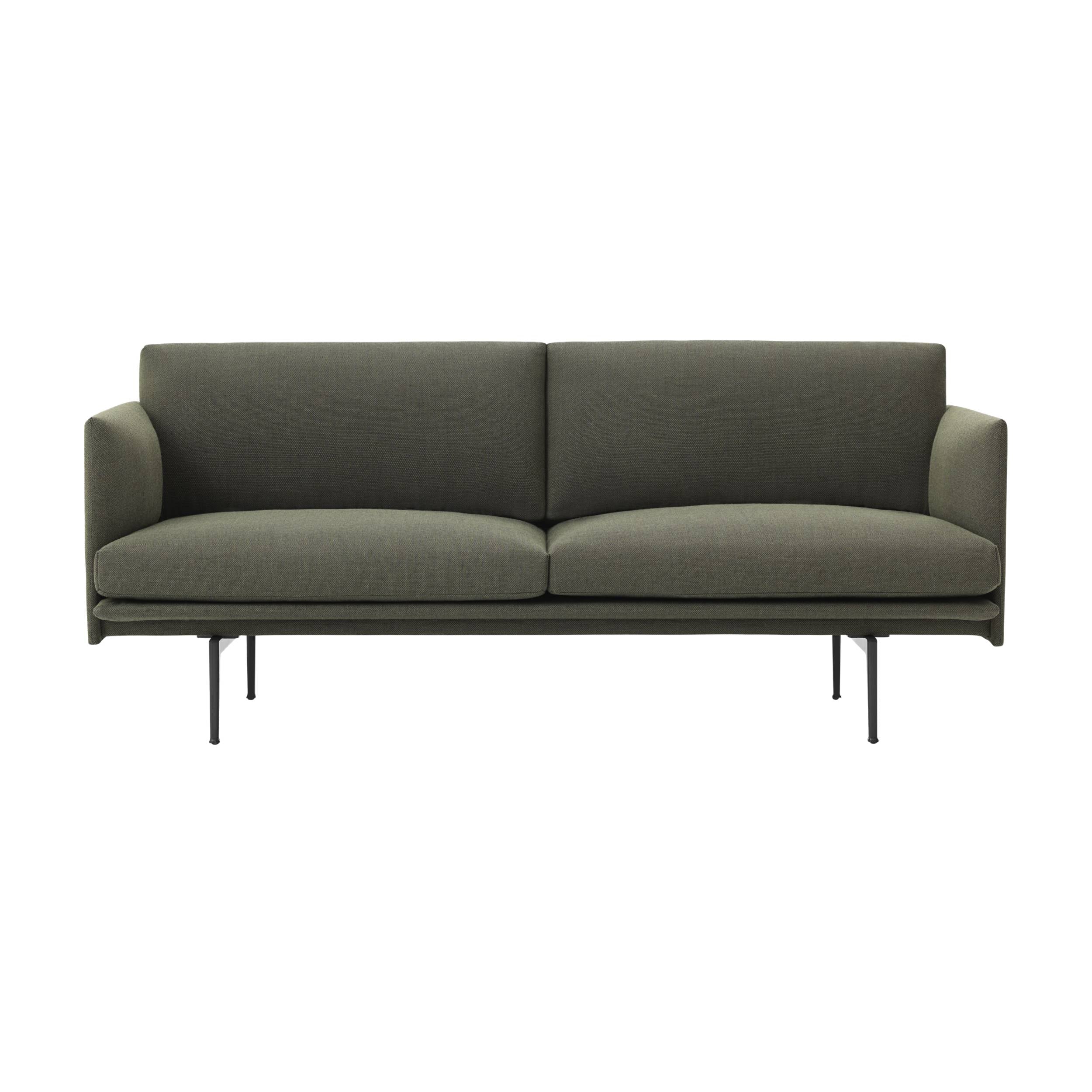 Outline Studio Sofa: Black