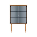 Juno Cabinet: Ash Stained Walnut + Copper