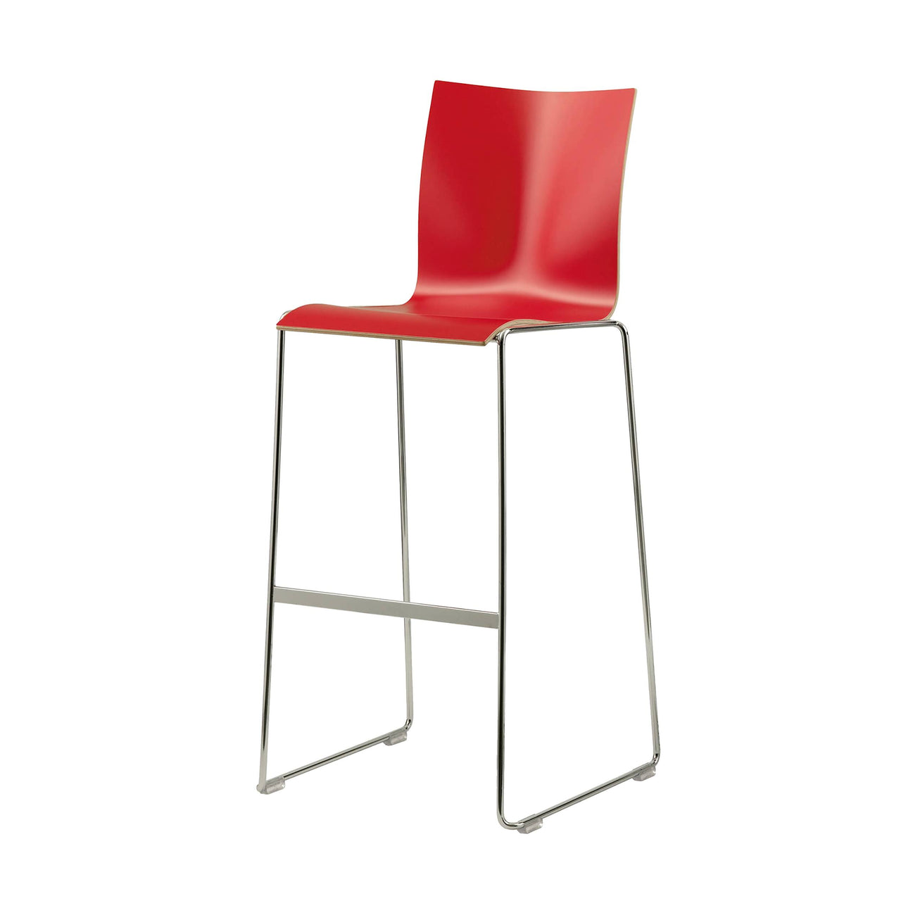 Chairik 117 Bar Chair: Sled Base