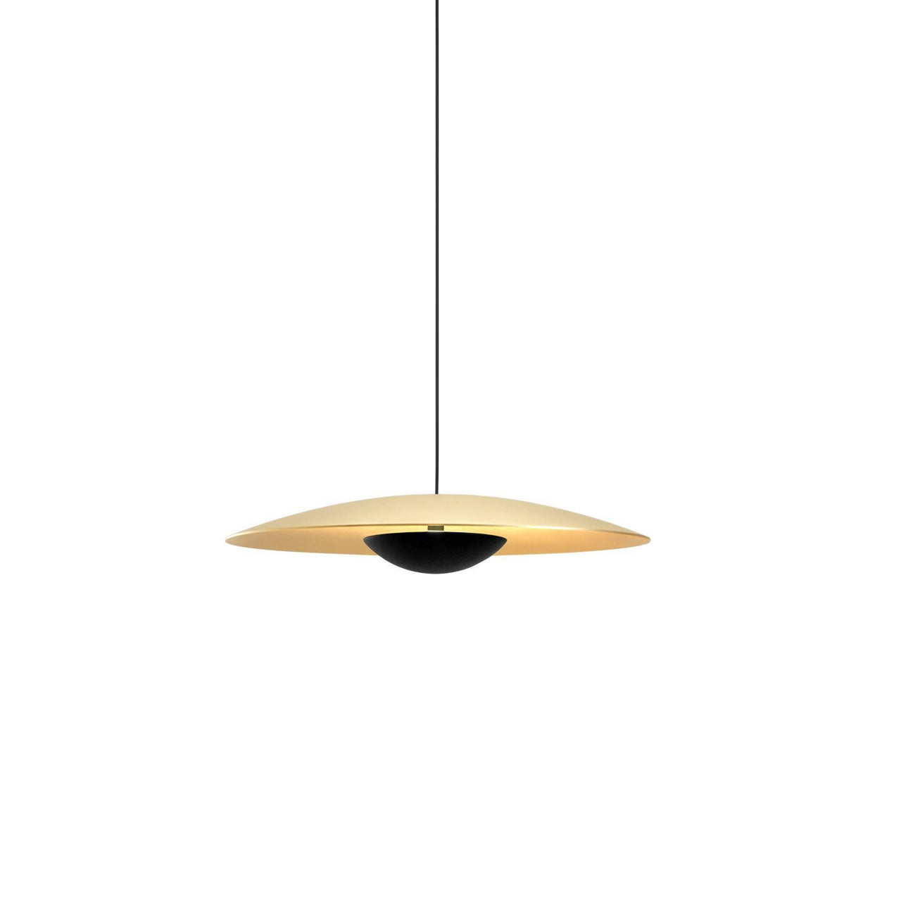 Ginger Pendant: Brushed Brass