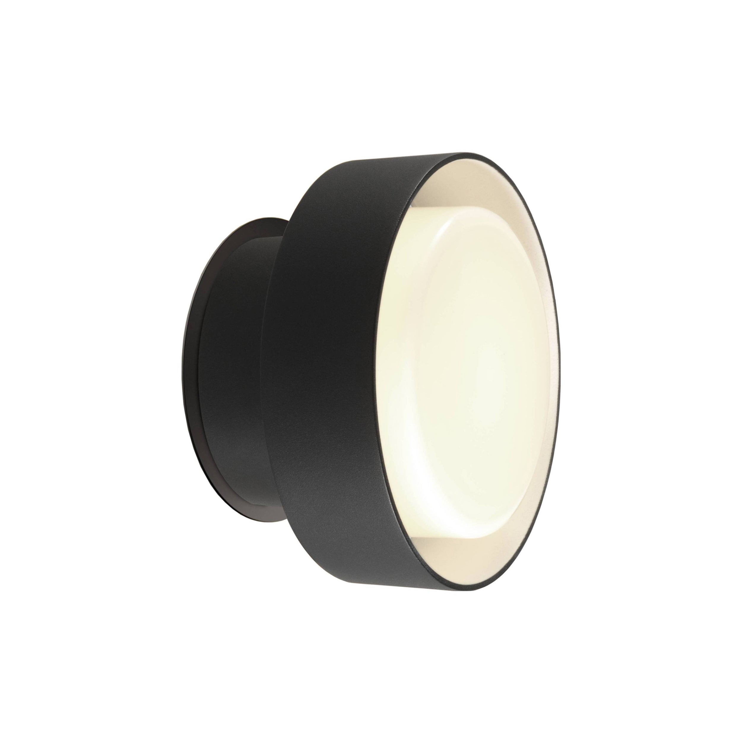 Plaff-On! Outdoor Wall Light: Black