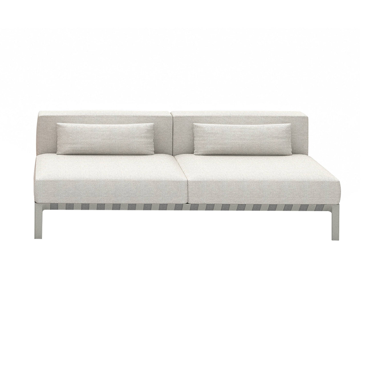 Able Armless Sofa: Outdoor