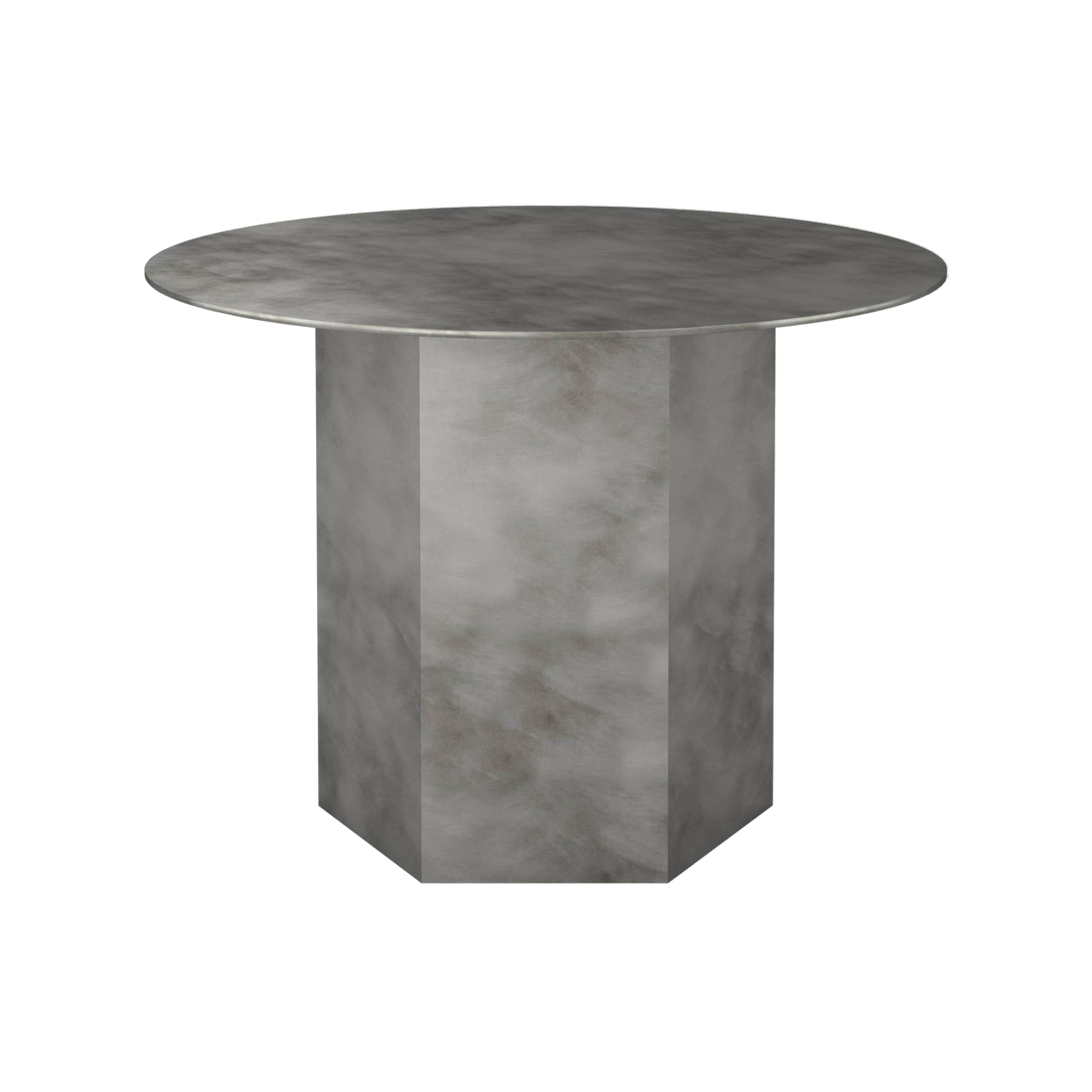 Epic Round Coffee Table: Steel + Small - 23.6