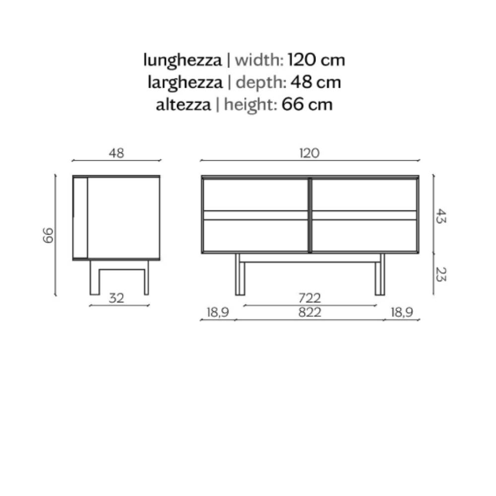 Ramblas Cabinet: Small