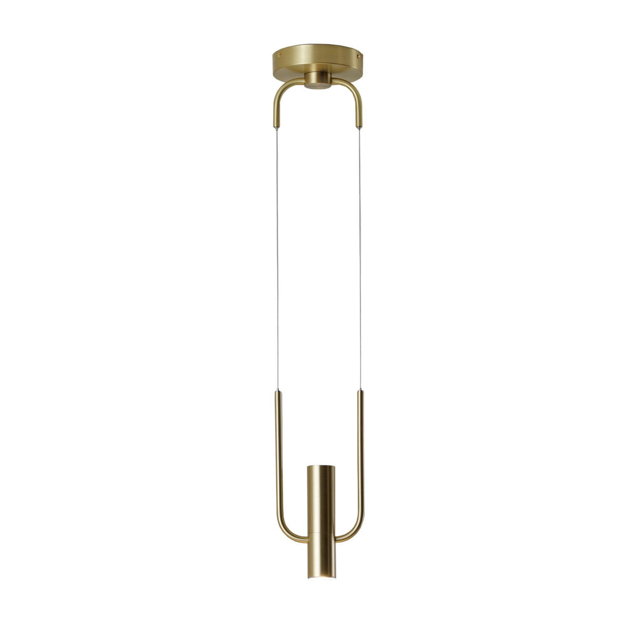 Storm Pendant: Polished Brass