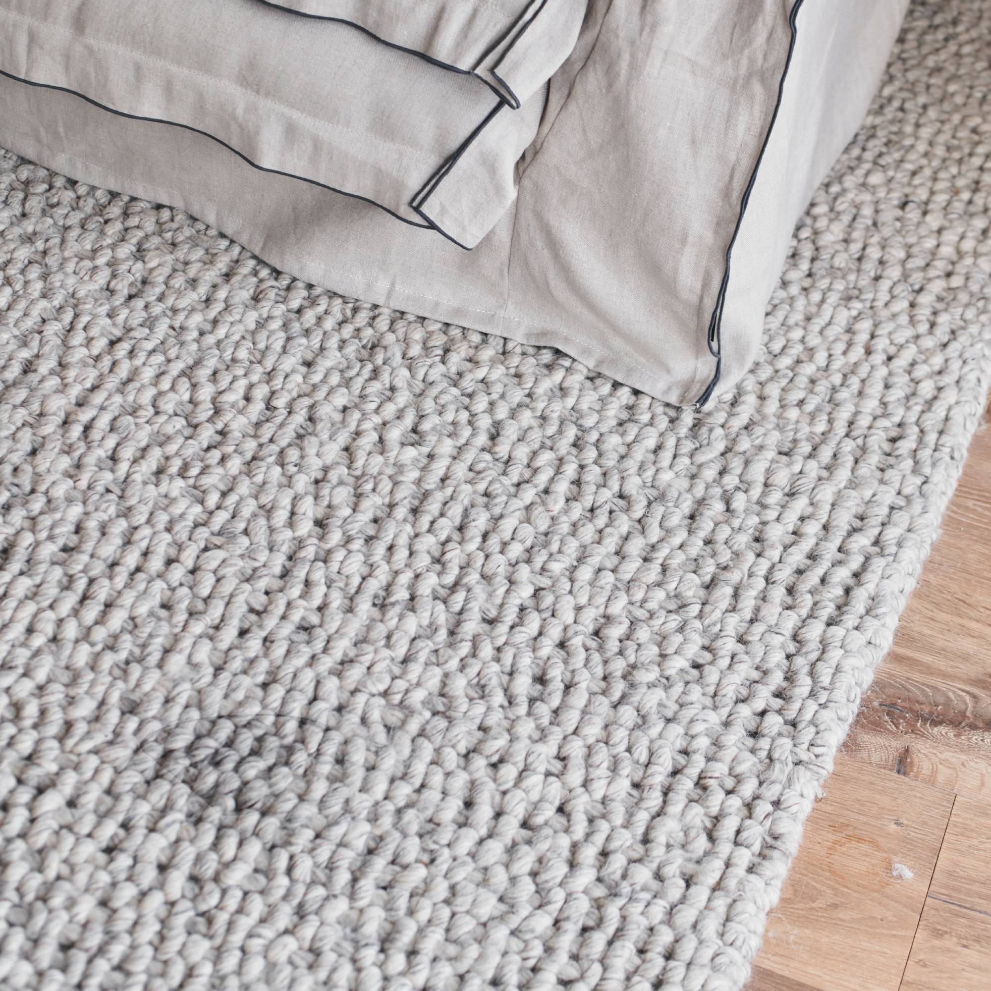 Noughts Weave Wool Rug