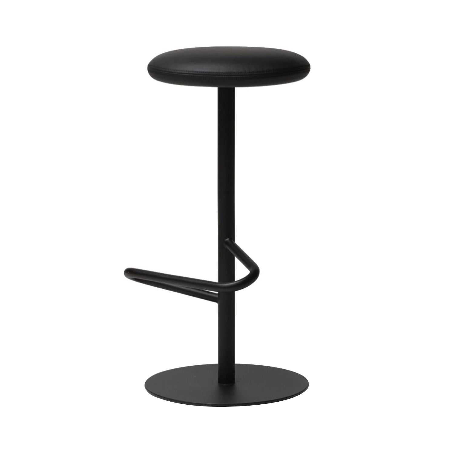 Odette Bar + Counter Stool: Bar + Black