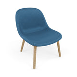 Fiber Lounge Chair: Wood Base + Upholstered + Oak